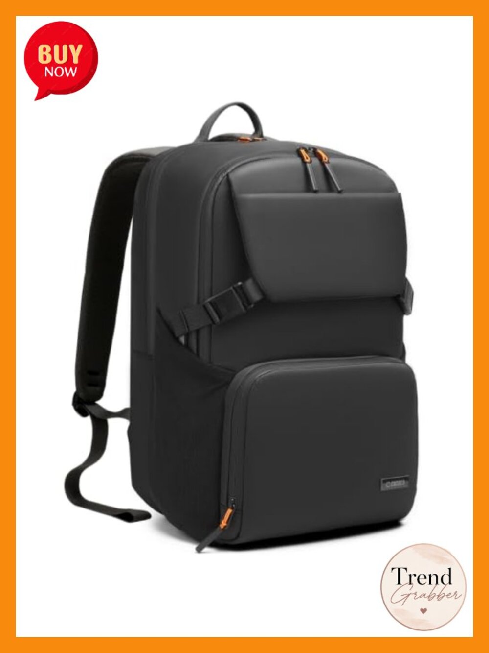 Business Work Commuter Backpack for Men, Fits 17" Laptop, 1680D Oxford Fabric,